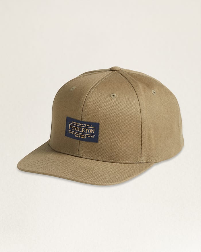 LOGO FLAT BRIM HAT